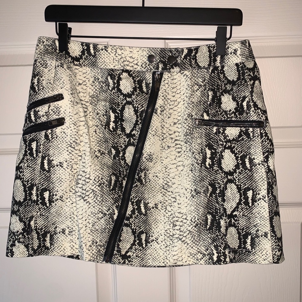Princess Polly Alita Snake Mini Skirt Snakeskin